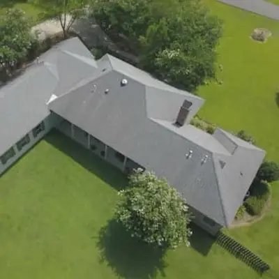 baton rouge roof inspection with drone