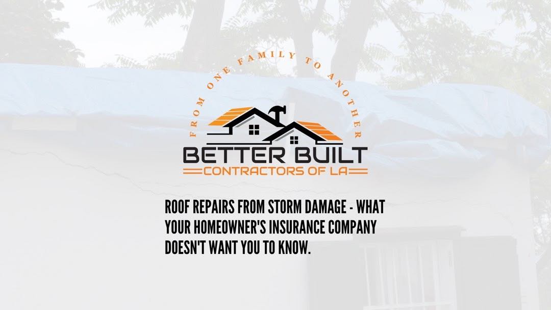 Roof Repairs From Storm Damage – What Your Homeowner’s Insurance Company Doesn’t Want You To Know.