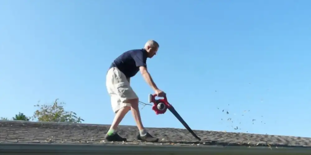 roof cleaning with leaf blower baton rouge