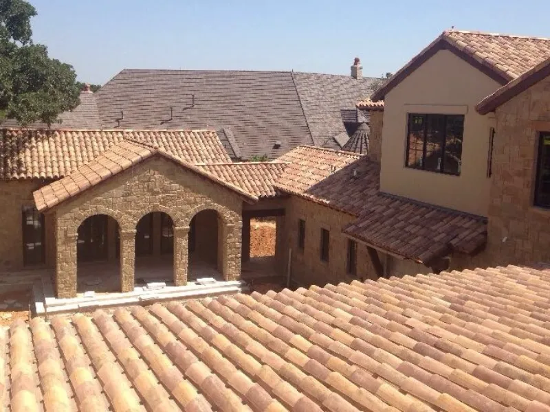 clay tile roofing project by better built contractors
