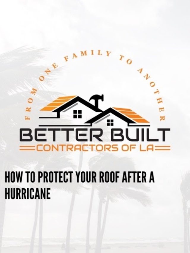 HOW TO PROTECT YOUR ROOF AFTER A HURRICANE