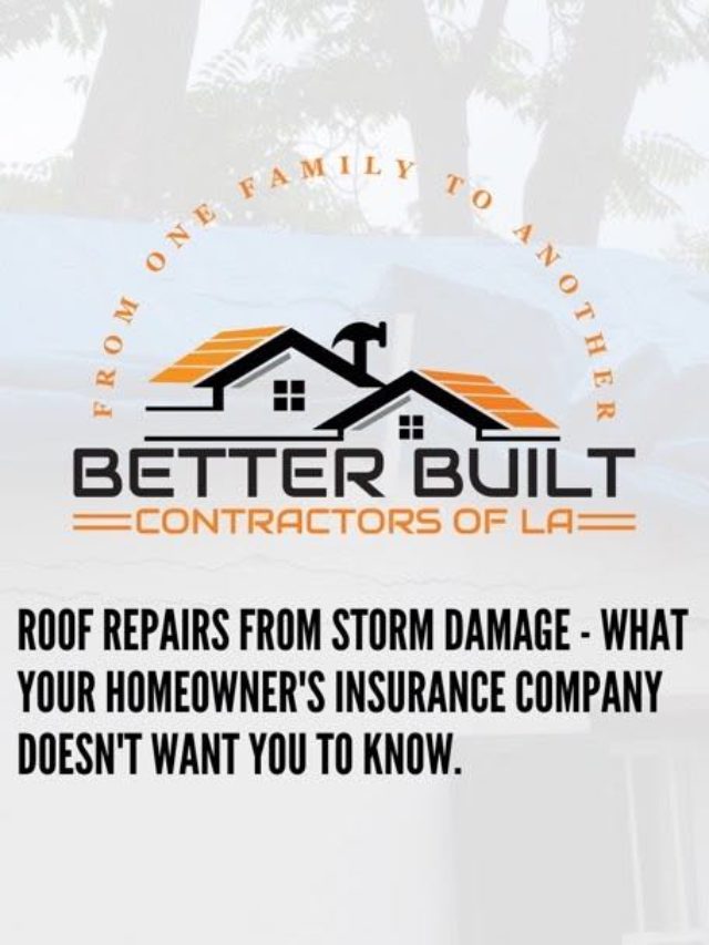 ROOF REPAIRS FROM STORM DAMAGE - WHAT YOUR HOMEOWNER'S INSURANCE COMPANY DOESN'T WANT YOU TO KNOW.