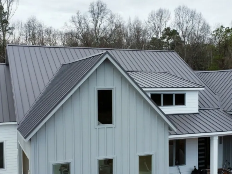 galvalume metal roof in st amant louisiana