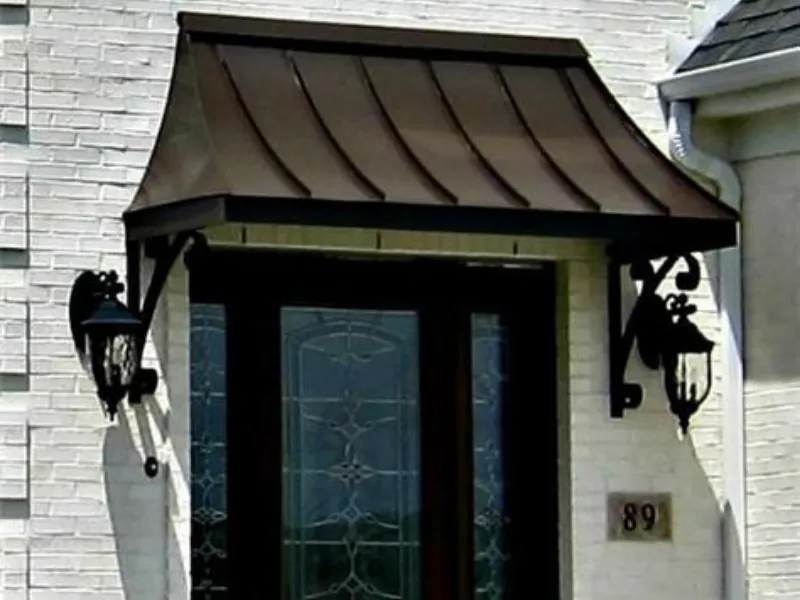 metal awning on house in baton rouge