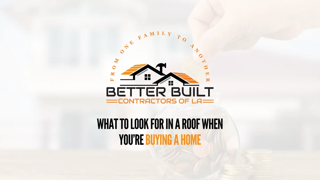 what to look for in roof when buying home