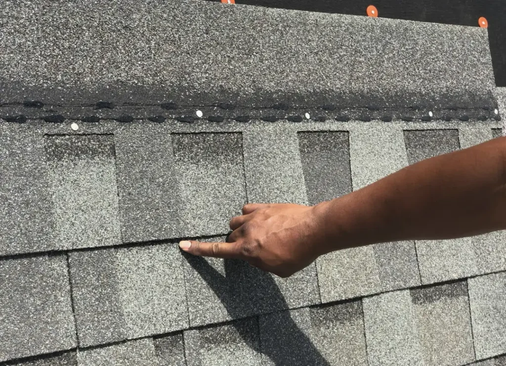 not enough roofing nails are in this installation
