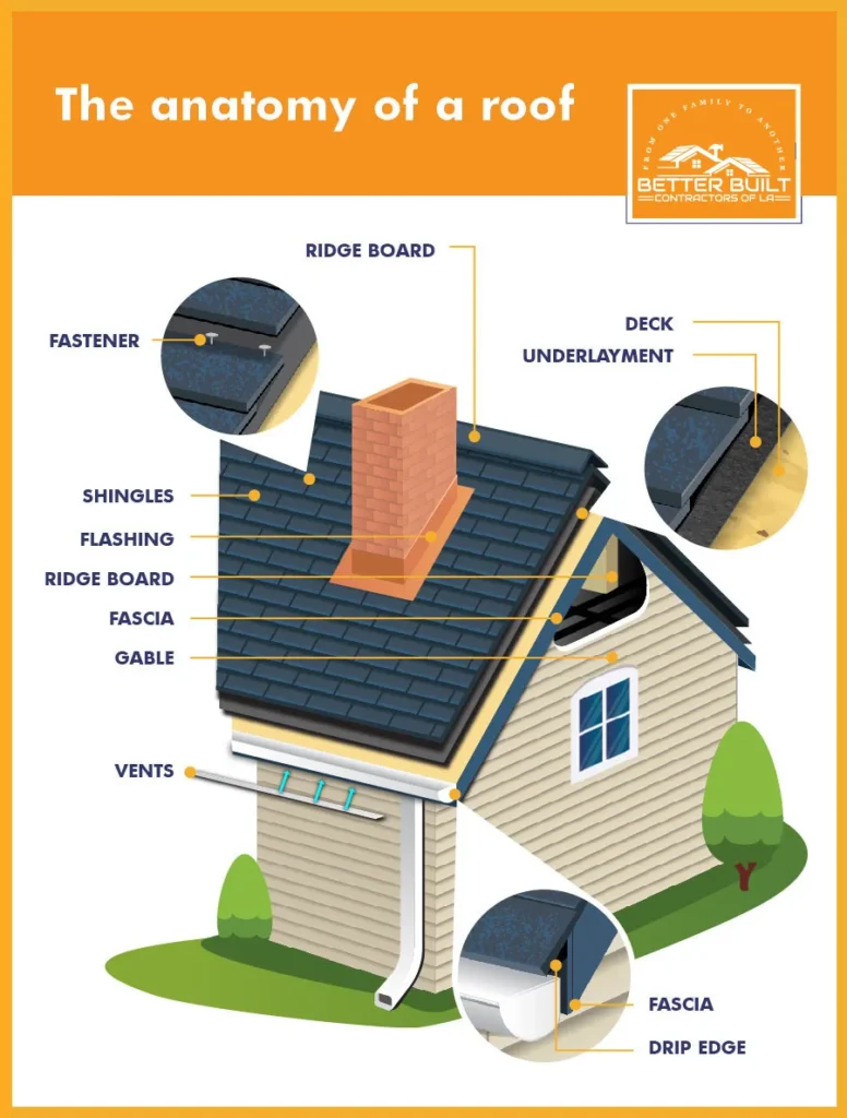 roofing infographic anatomy of a roof